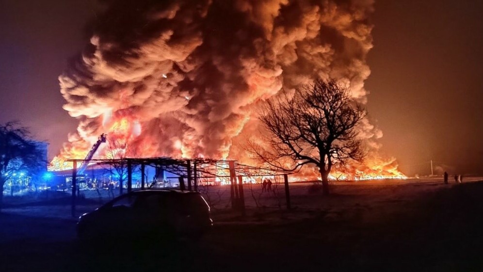 Veliki požar u okolici Maribora