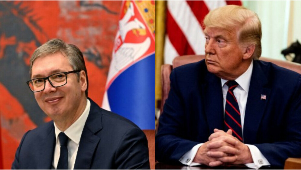 Aleksandar Vučić, Donald Trump