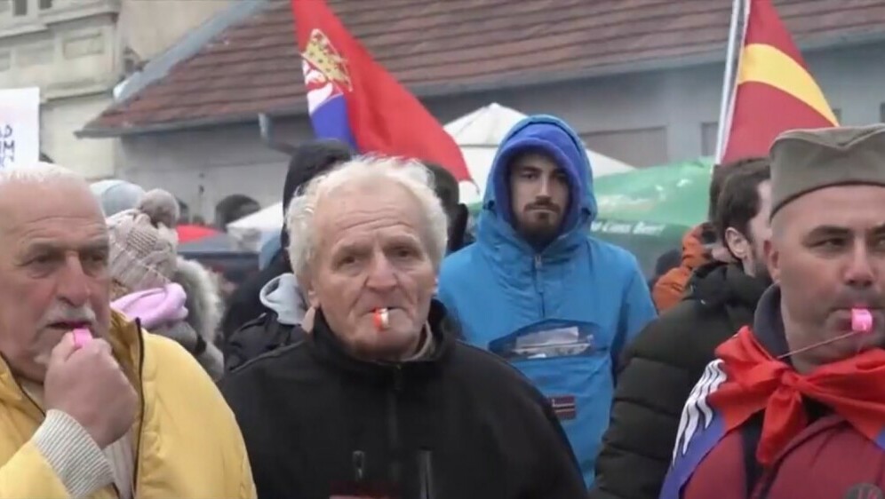 Kontraprosvjed u Srbiji - 1