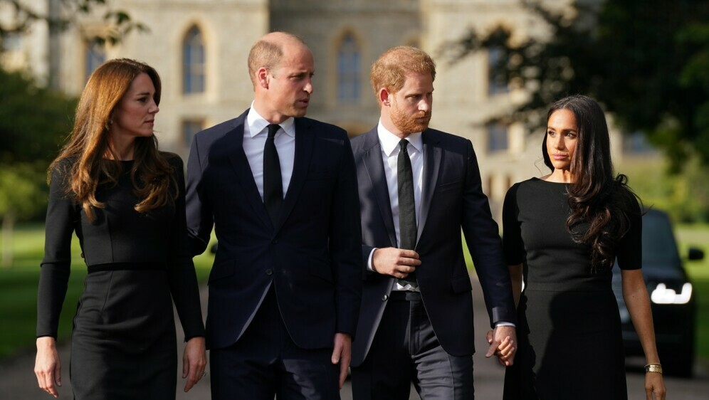 Kate Middleton, princ William, princ Harry, Meghan Markle - 1