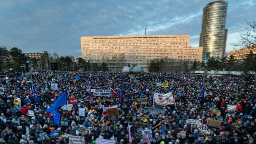 Masovni prosvjedi u Bratislavi