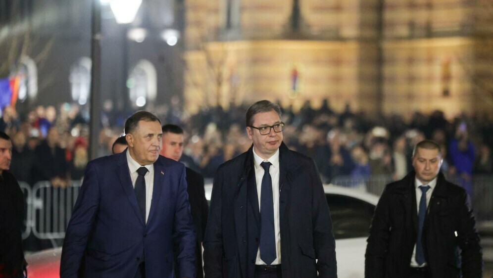 Aleksandar Vučić i Milorad Dodik