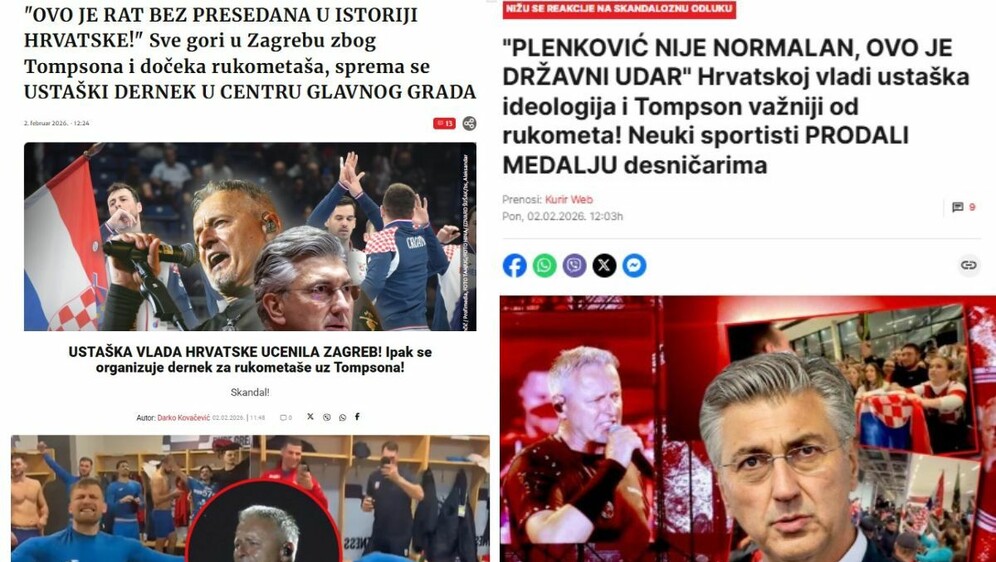 Naslovnice srpskih medija