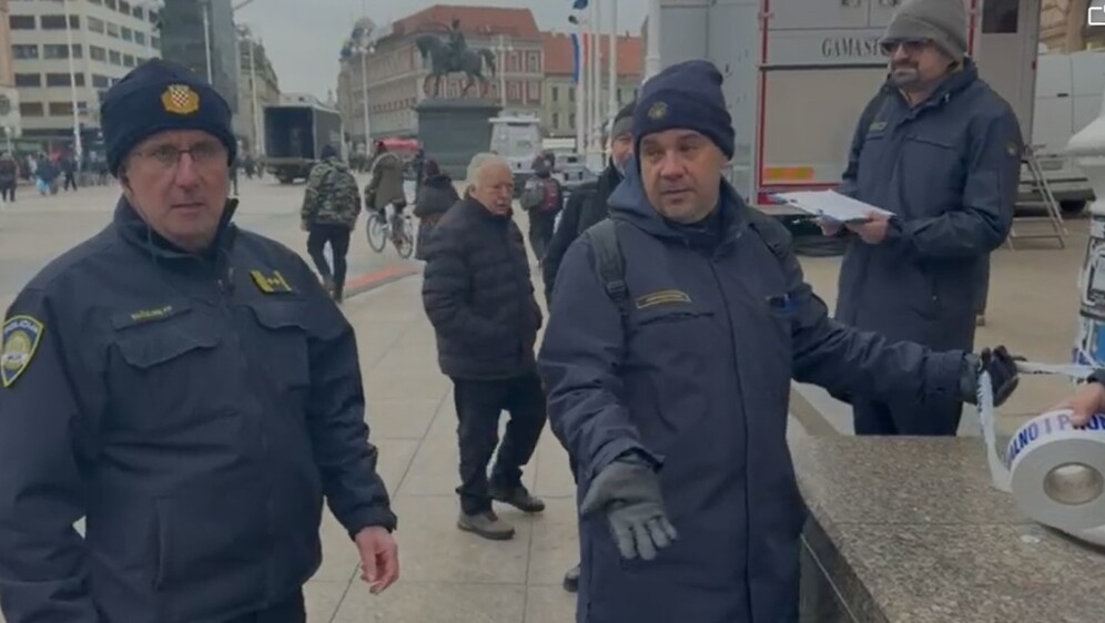 Policija sprječava komunalne redare u obavljanju posla