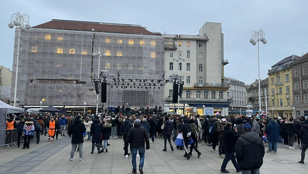 Doček rukometaša u Zagrebu - 1