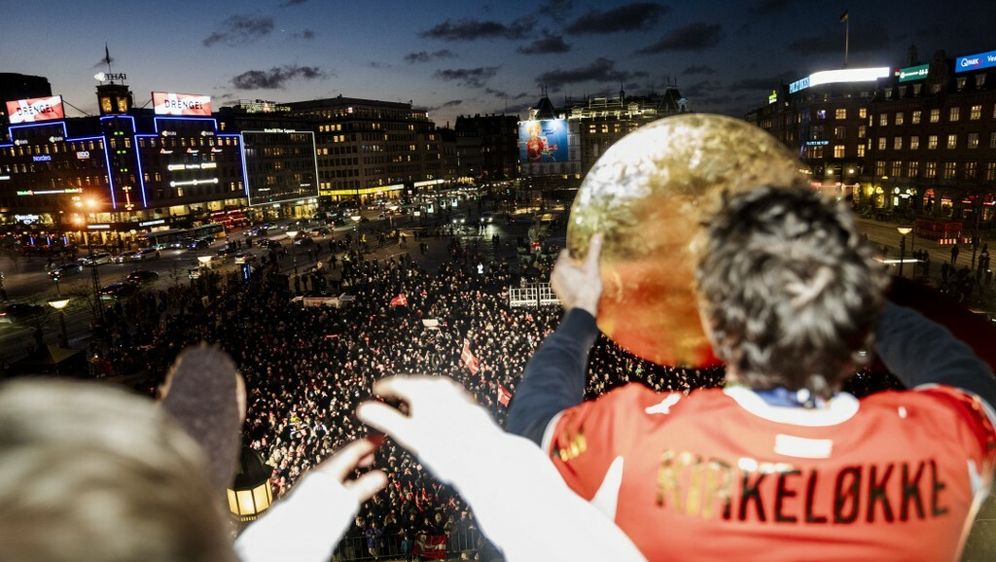 Doček danskih rukometaša