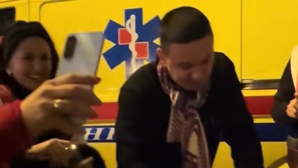 Rezanje pršuta na dočeku