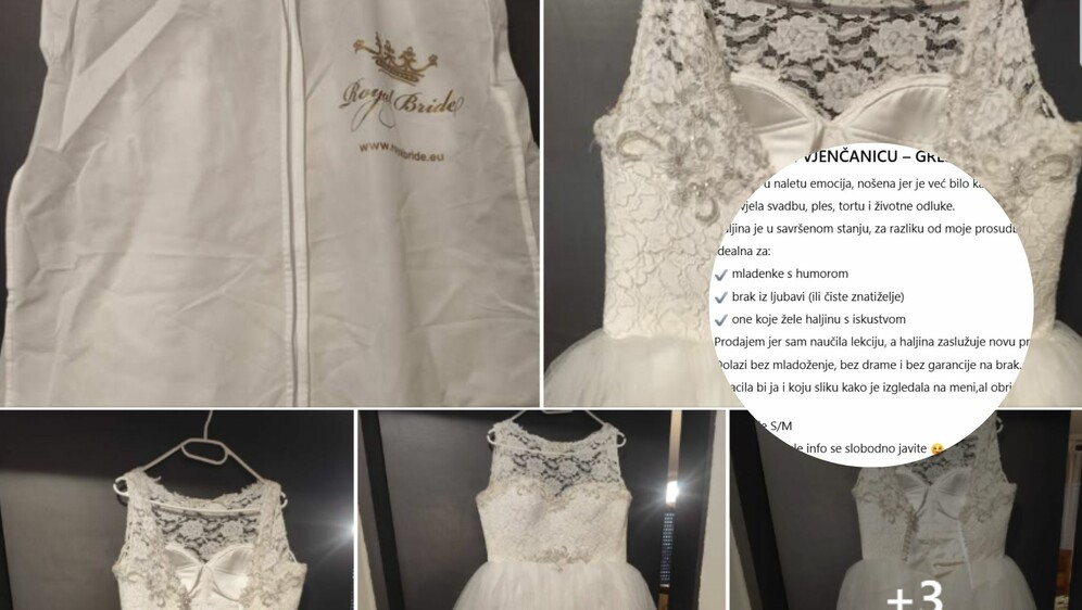 Oglas za vjenčanicu i urnebesni opis