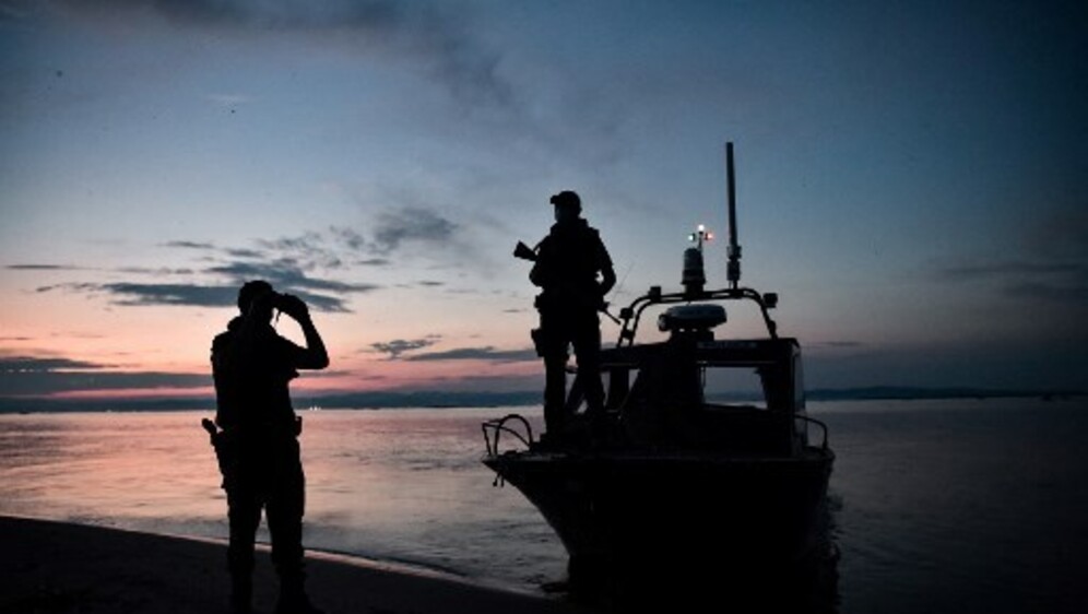 Policijska patrola na granici Turske i Grčke