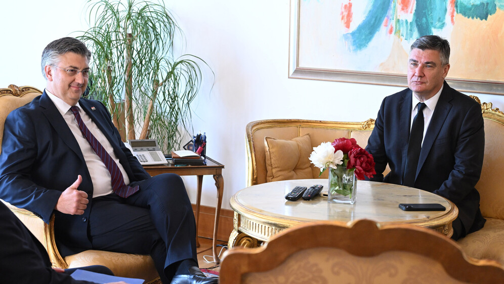Andrej Plenković i Zoran Milanović