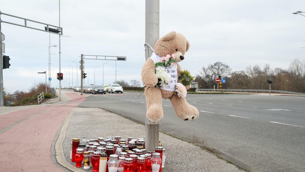 Mjesto prometne nesreće na Radničkoj cesti