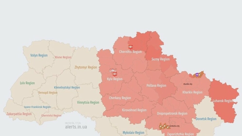 Zračna uzbuna u Ukrajini