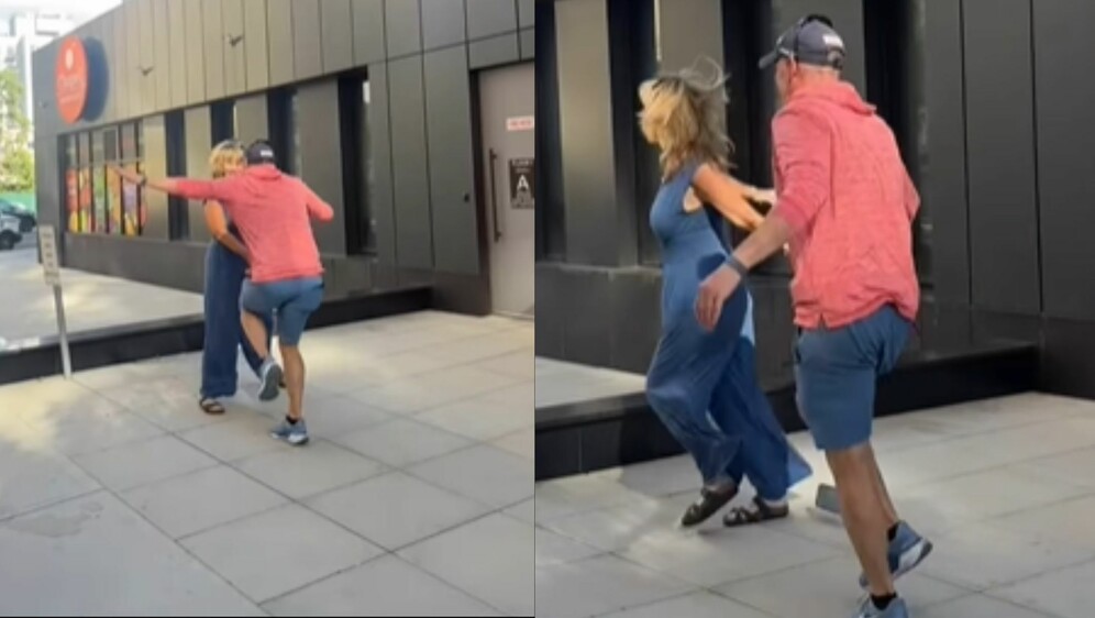 Roditelji koji plešu nasred ulice