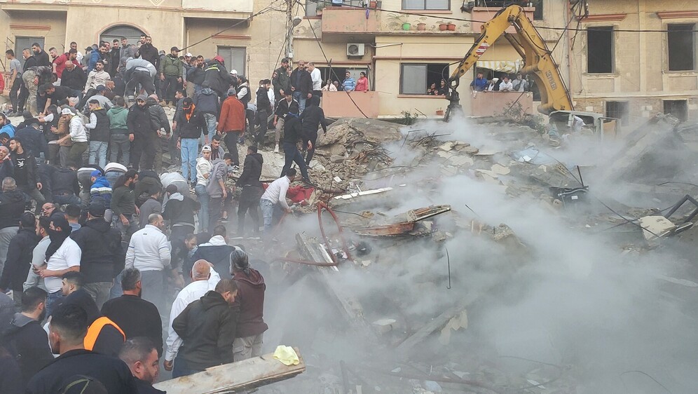 Urušena zgrada u Tripoliju