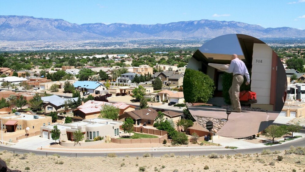 Albuquerque i kuća iz serije Na putu prema dolje (Breaking Bad)