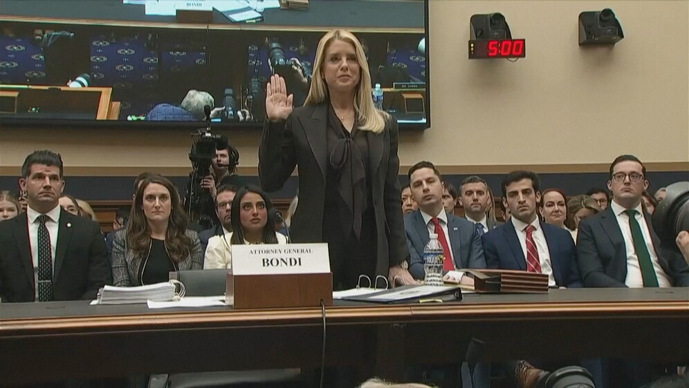 Tužiteljica Pamela Bondi pred Odborom za pravosuđe
