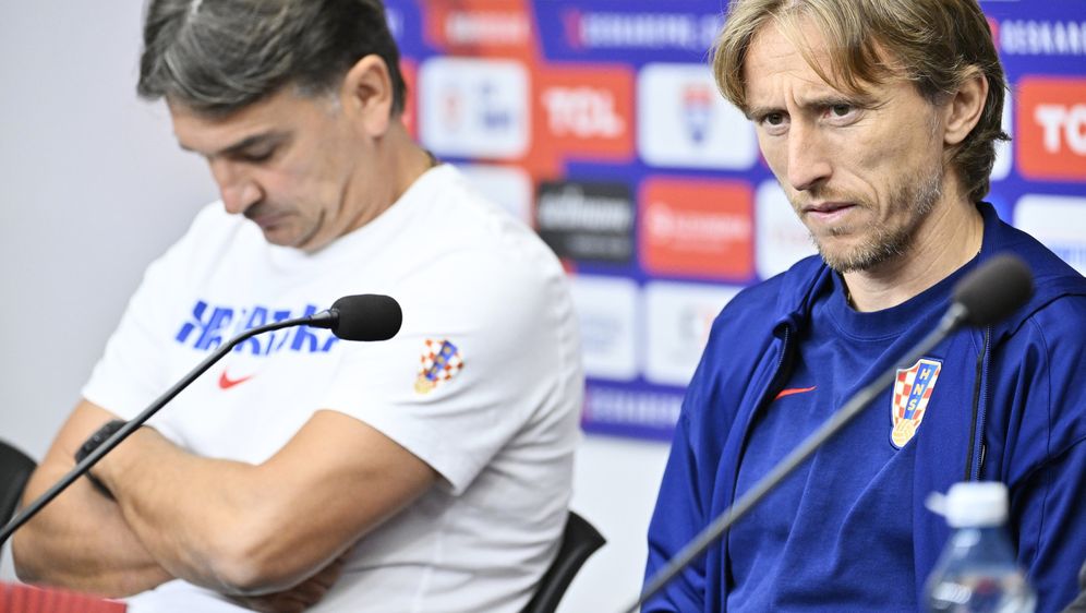 Zlatko Dalić i Luka Modrić