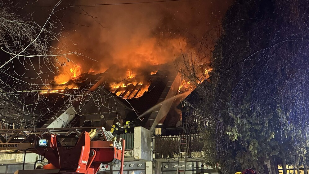 Požar hotela nedaleko od Budimpešte