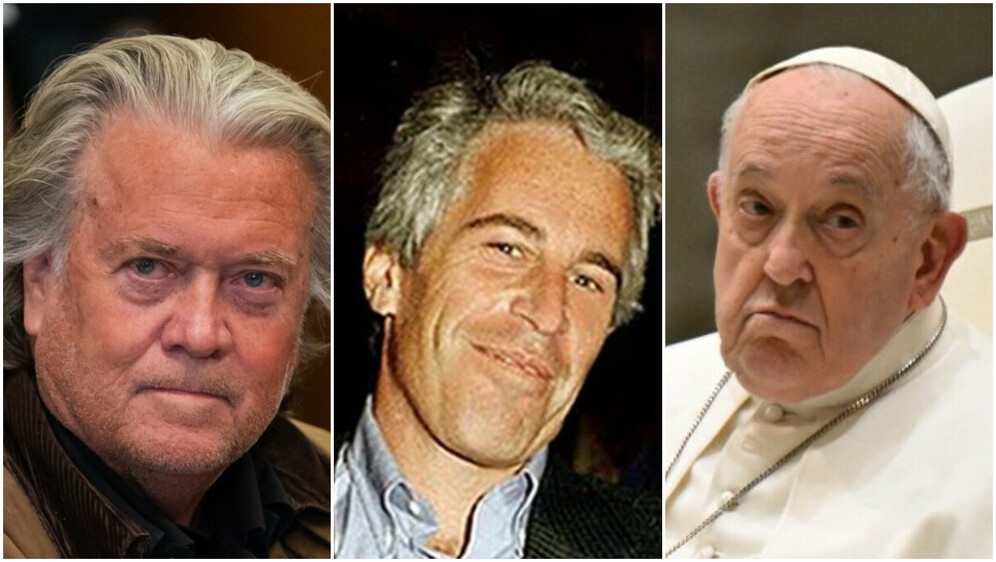 Steve Bannon, Jeffrey Epstein i papa Franjo