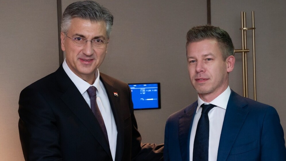 Andrej Plenković i Peter Magyar