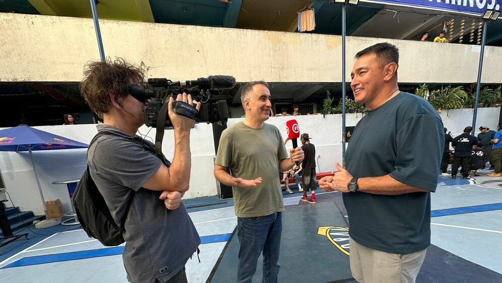 Ekipa Dnevnika Nove TV na Filipinima