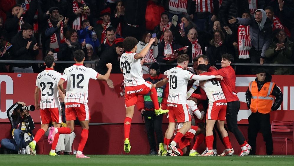 Igrači Girone slave pobjedu