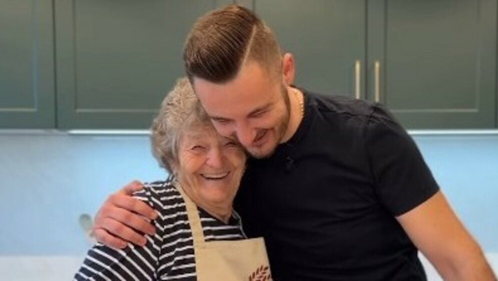 Stjepan Vukadin i baka njegove supruge