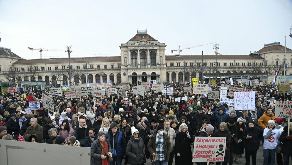 Prosvjed protiv gradnje velikih farmi i klaonica pilića u Sisačko-moslavačkoj županiji