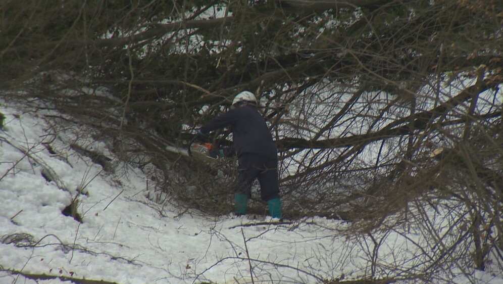 Mećava na sjeveru Hrvatske