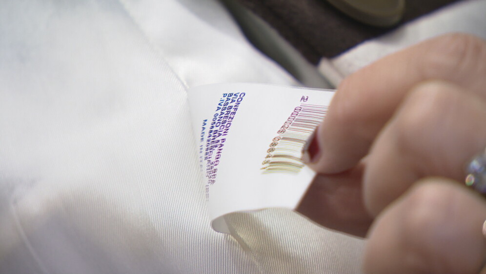 Digitalne etikete na odjeći