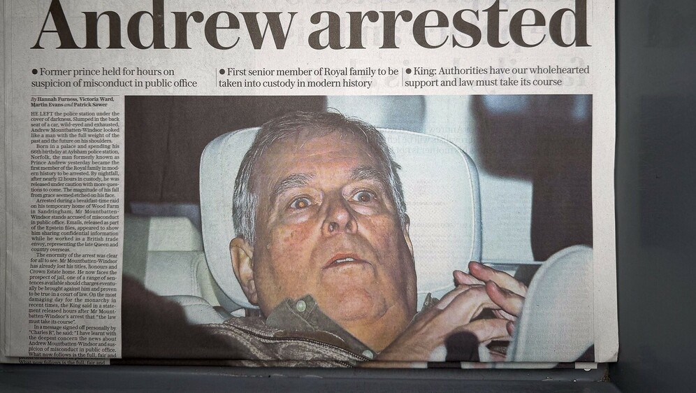 Naslovnica britanskih novina