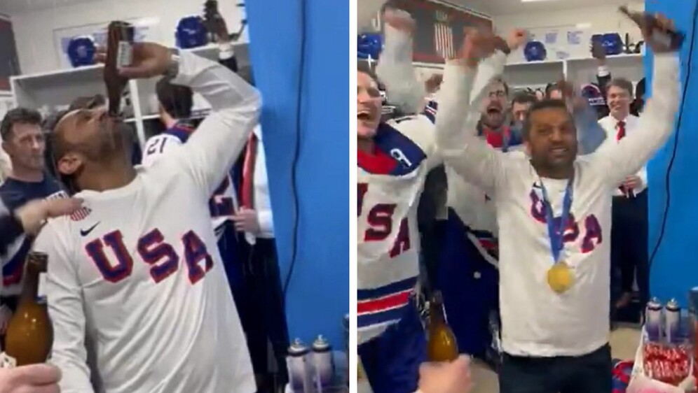 Patel slavi s hokejašima