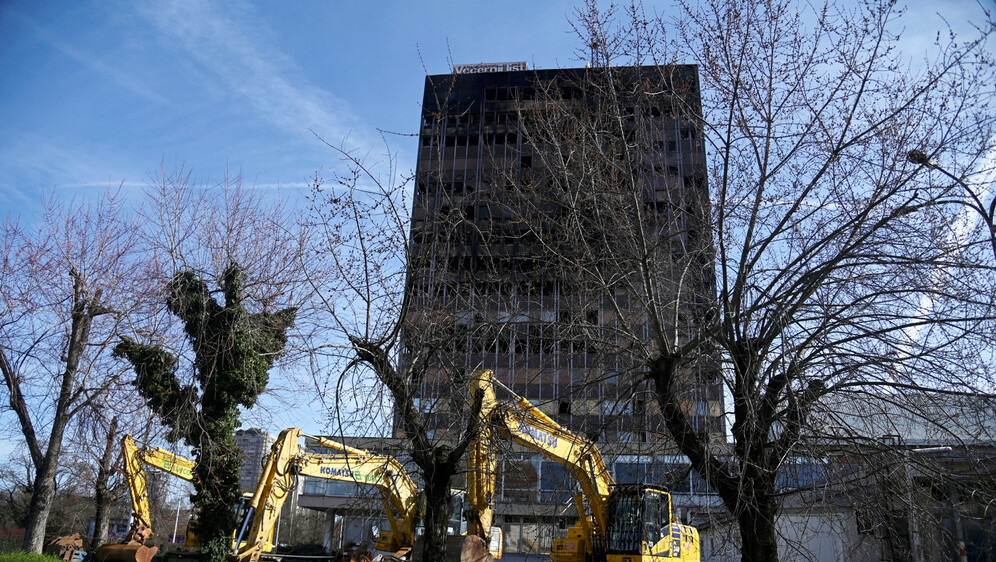 Pripreme za rušenje Vjesnika - 3