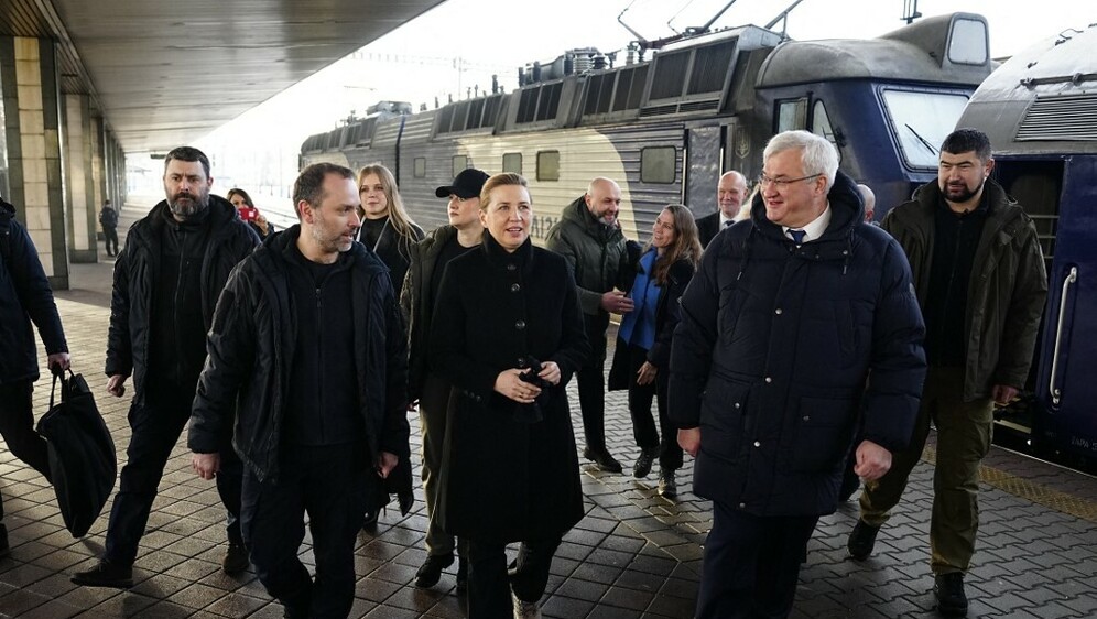 Dansku premijerku dočekao Andrii Sybiha‎