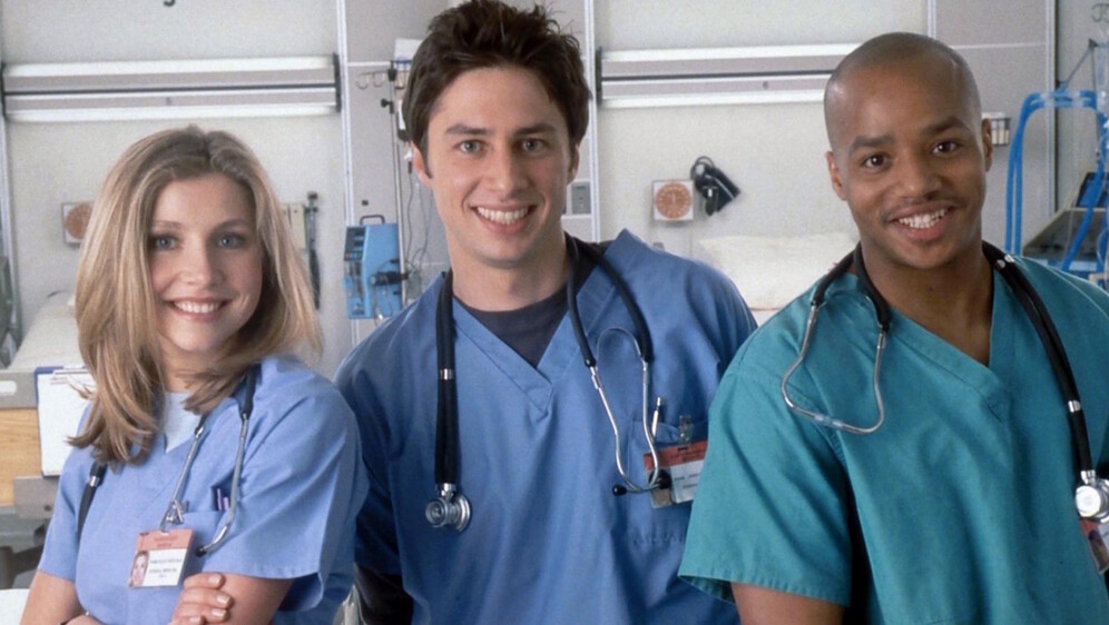 Sarah Chalke, Donald Faison i Zach Braff