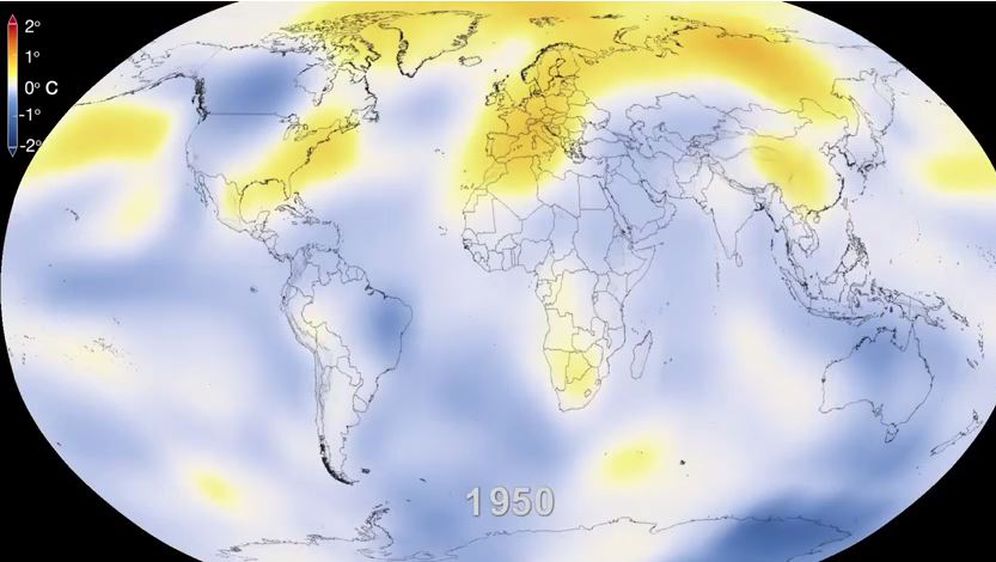 Pogledajte kako se Zemlja zagrijavala u posljednjih šest desetljeća