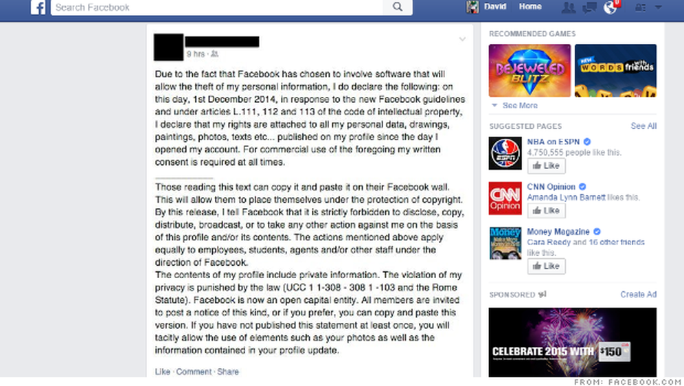 Ne vjerujte ovim izjavama na Facebooku!