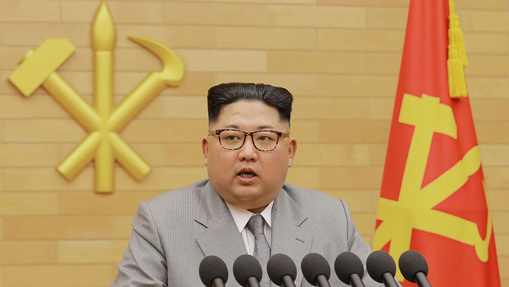 Kim Jong Unovo novogodišnje obraćanje (Foto: KCNA VIA KNS / AFP)