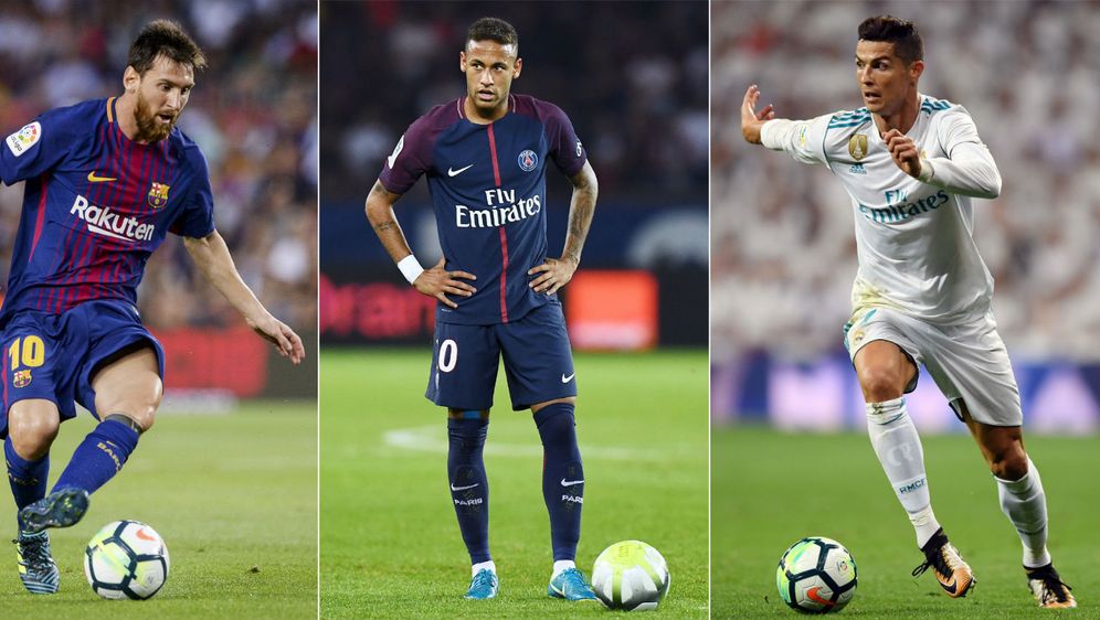 Lionel Messi, Neymar i Cristiano Ronaldo (Foto: AFP)