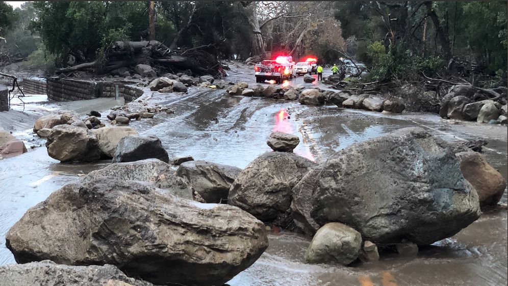 Poplave i odroni u južnoj Kaliforniji (Foto: AFP)