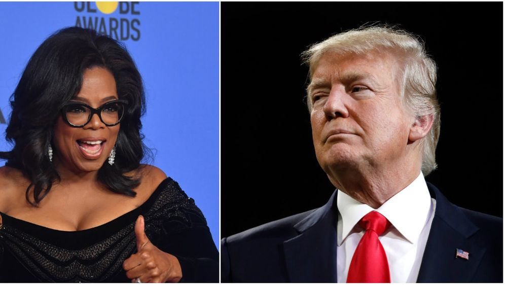 Oprah Winfrey i Donald Trump (Foto: AFP)