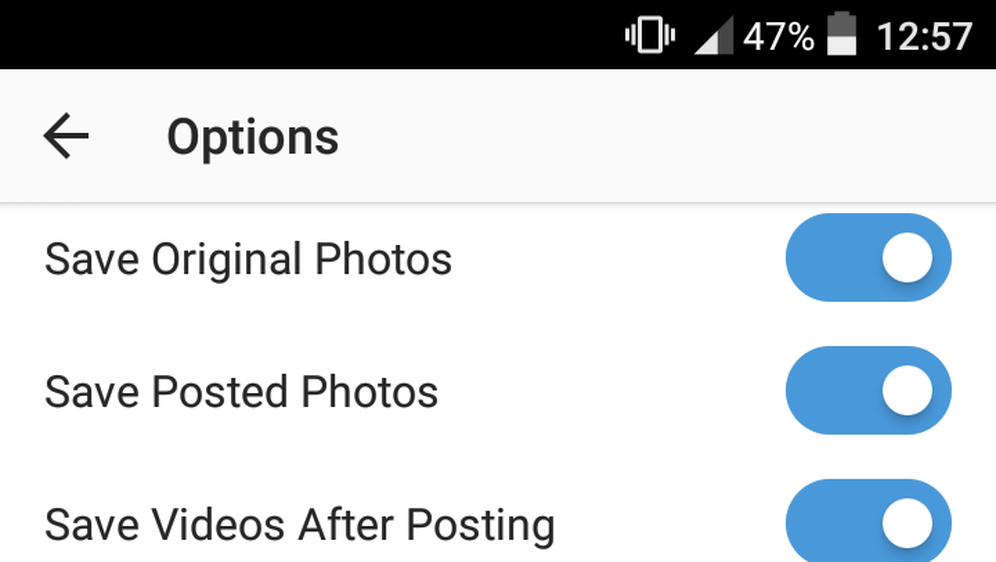 Instagram - opcije (Foto: Screenshot/ZIMO)