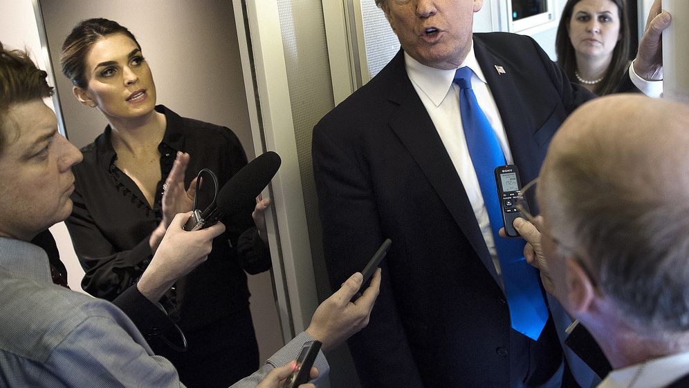 Hope Hicks i Donald Trump (Foto: AFP)