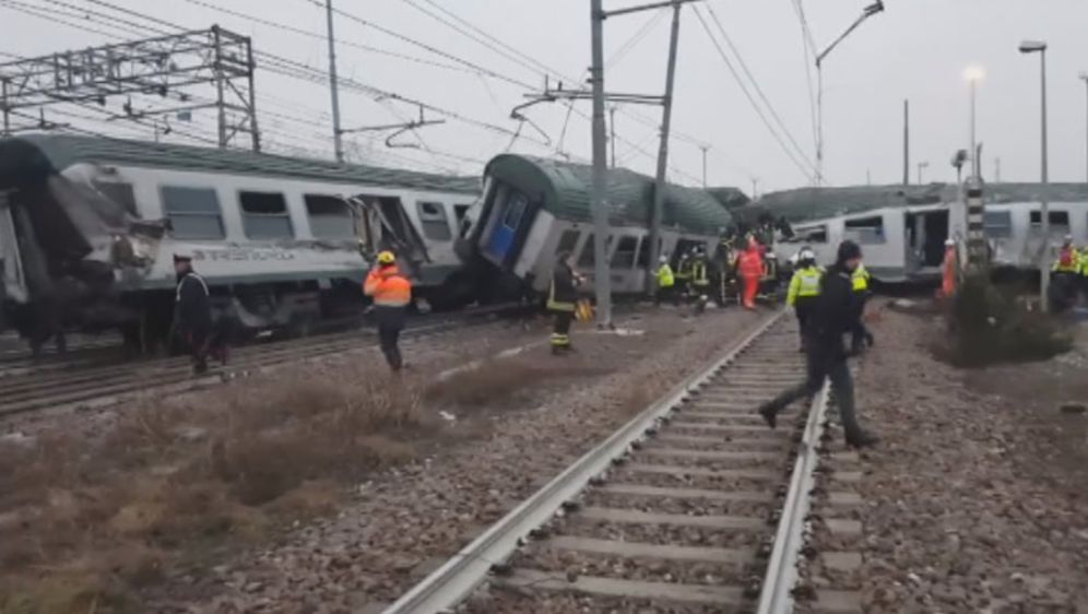 Nesreća vlaka u Italiji, arhiva (Screenshot APTN)
