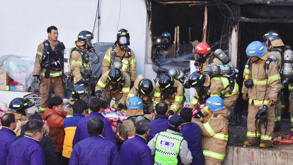 Požar u bolnici u Južnoj Koreji (Foto: AFP)