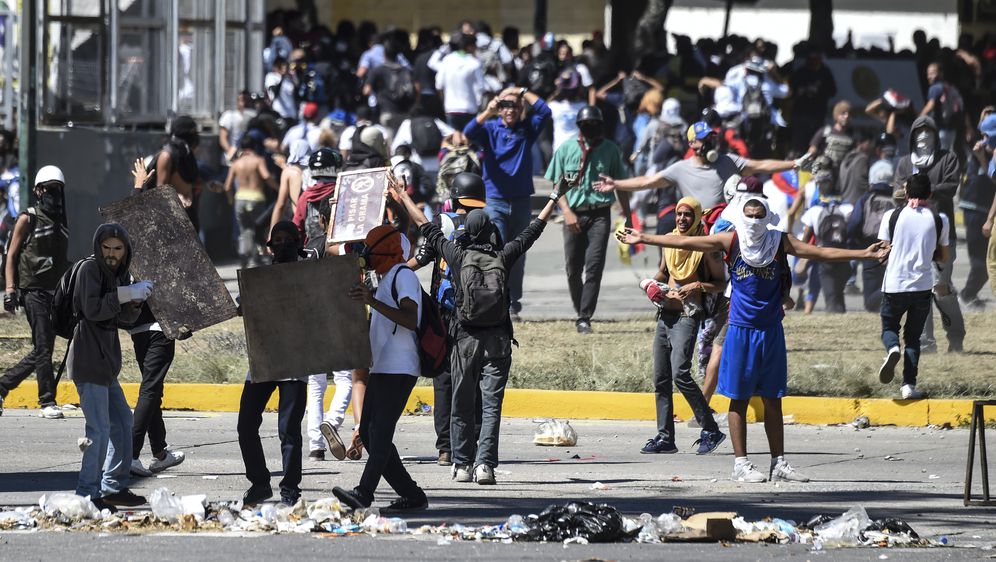 Prosvjed u Venezueli (Foto: AFP)