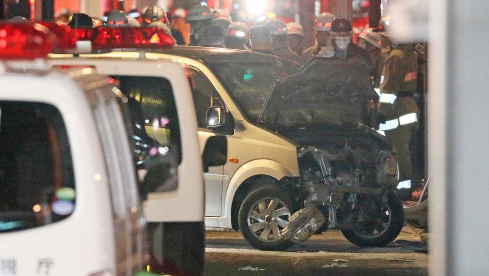 Automobil koji je napadač vozio (Foto: AFP)