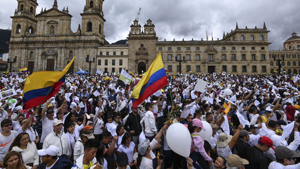 Prosvjed, Bogota (Foto: Juan BARRETO / AFP)