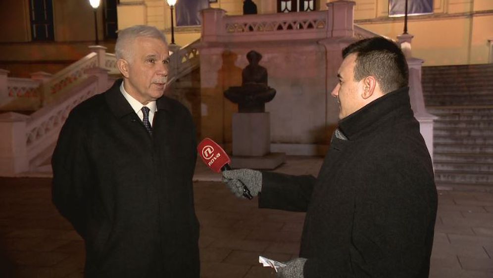 Prof. dr. sc. Mladen Vedriš i Dalibor Špadina (Foto: Dnevnik.hr)