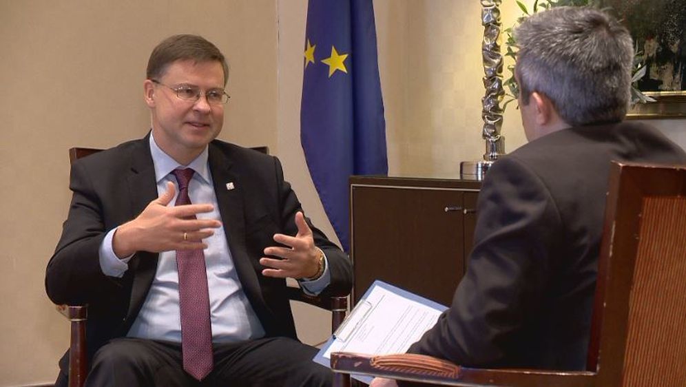 Potpredsjednik Europske komisije Valdis Dombrovskis i Danijel Vrbota - 2